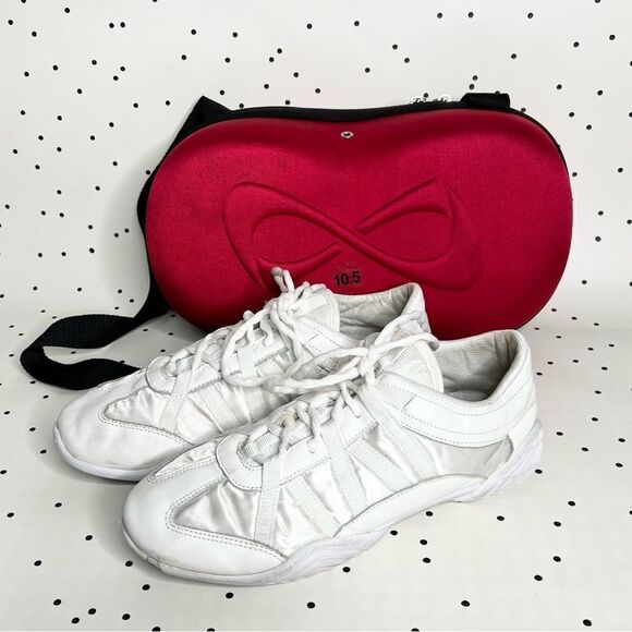 📣 NFINITY 📣 evolution cheerleading shoes size 10,5 👟 10 1/2 cheer number 3️⃣ - Picture 2 of 8